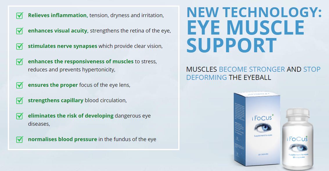 iFocus – Supplement Capsule for Eyes in India? 50% Price Order