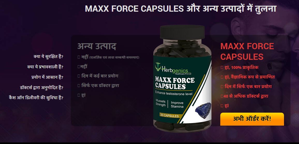 Maxx Force capsules
