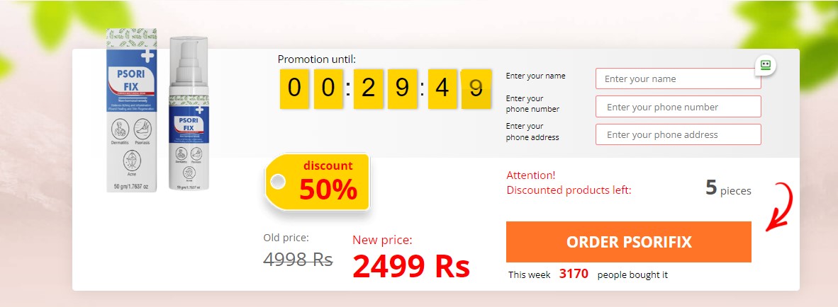 PsoriFix Price in India